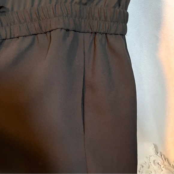 NWOT BCBG shorts romper black size Medium - Picture 6 of 8